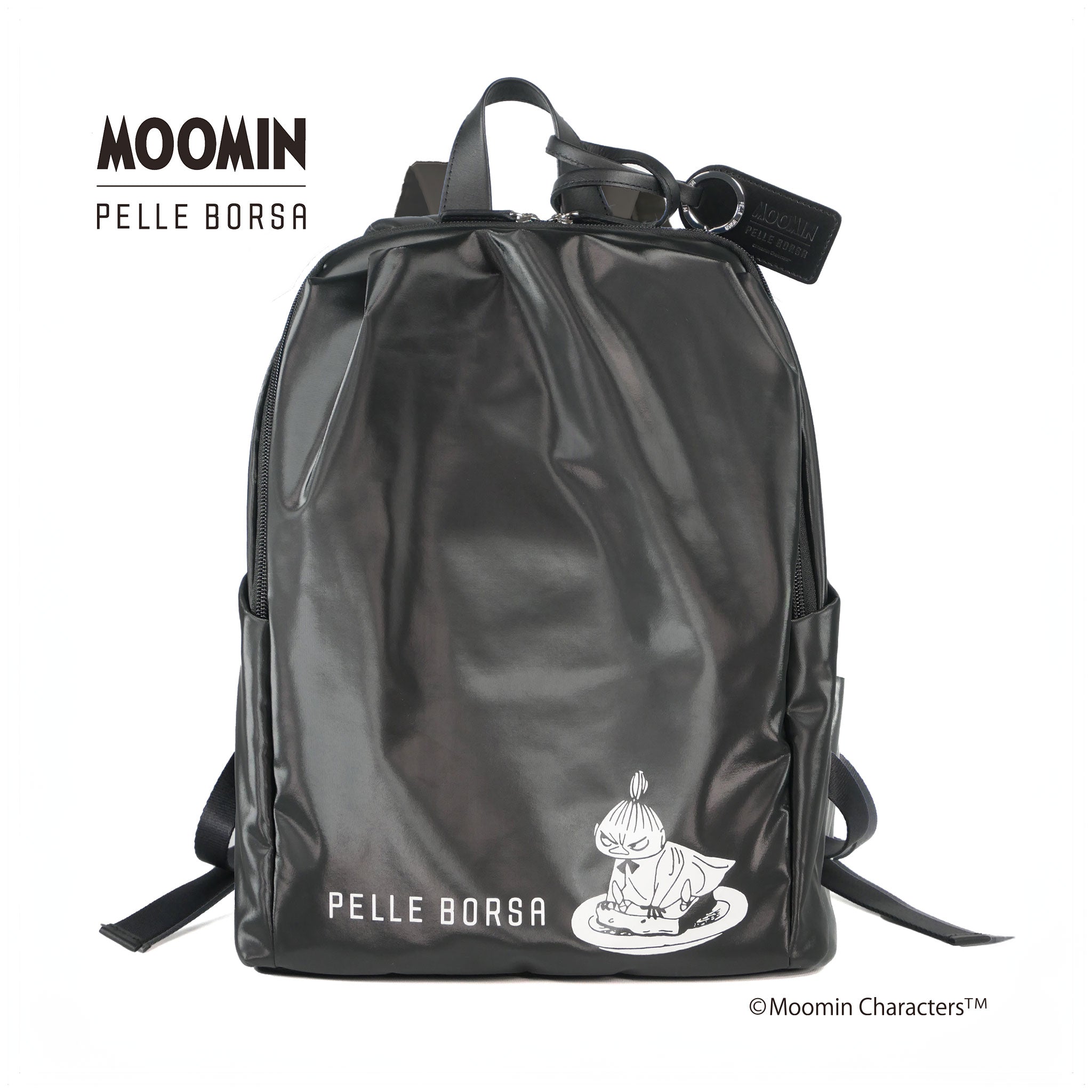 MOOMIN PELLE BORSA 黒 リュック MOOMIN PELLE BORSA 黒 リュック