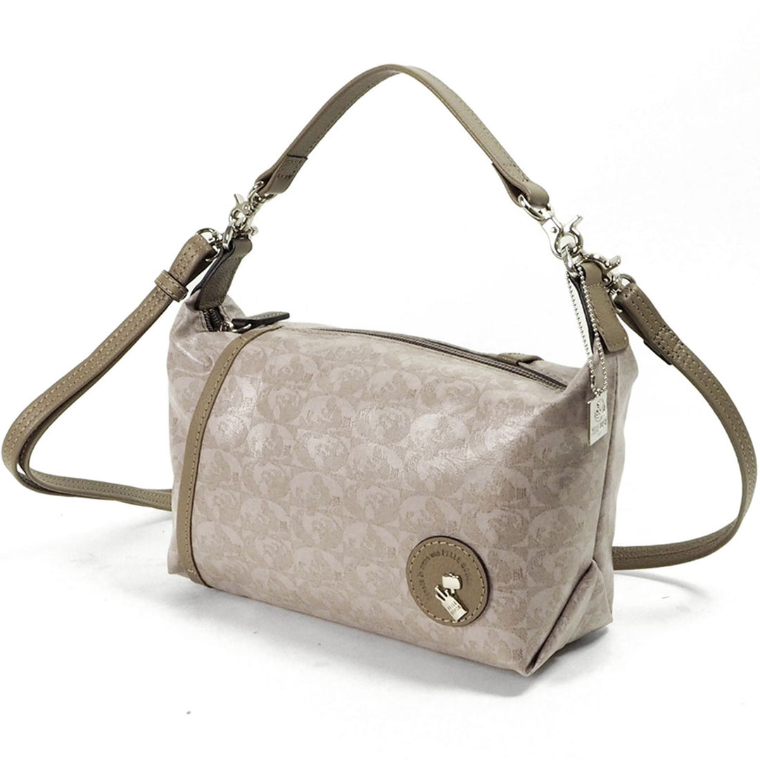 未使　Pelliccia ペリッシア　ミニボストン　ショルダーバック　ペレボルサ PELLE BORSA - ペレボルサ ショルダーバッグ ミニボストンバッグ