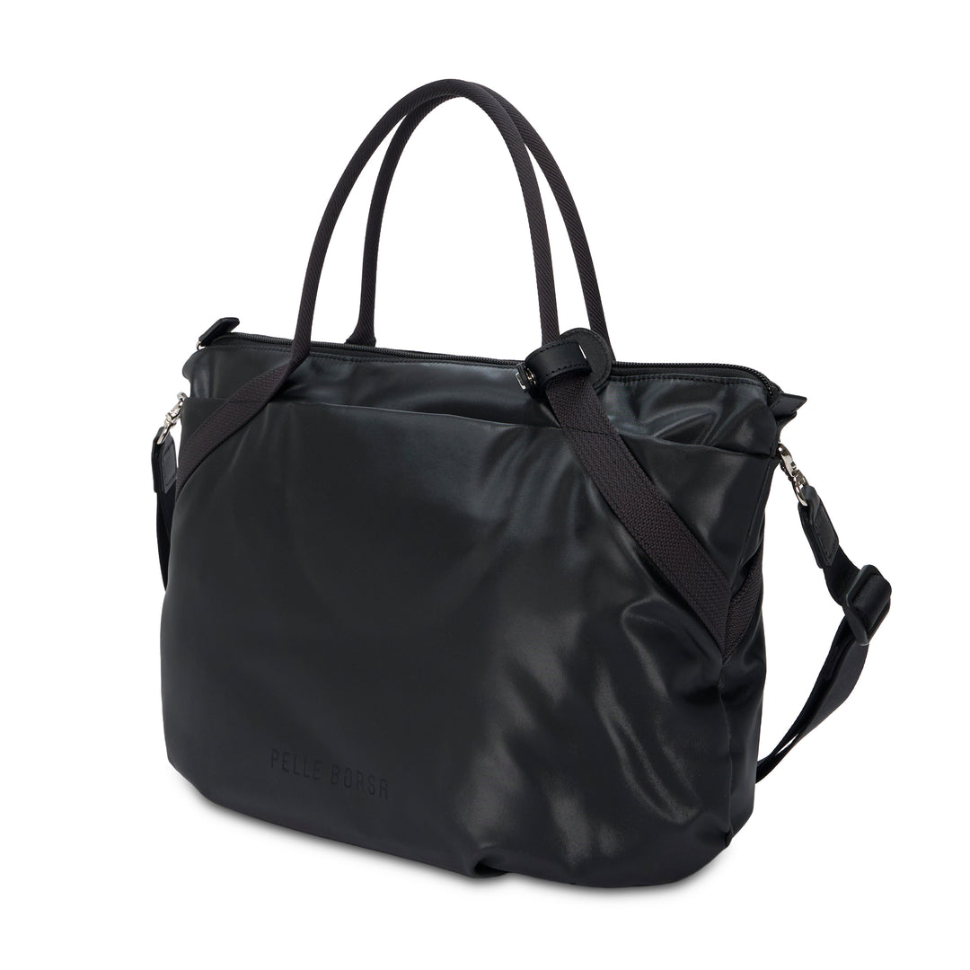 PELLE BORSA 黒 トートバッグ ポーチ付き A4対応2WAYトート Cheers 5216 – ペレボルサ公式オンラインショップ