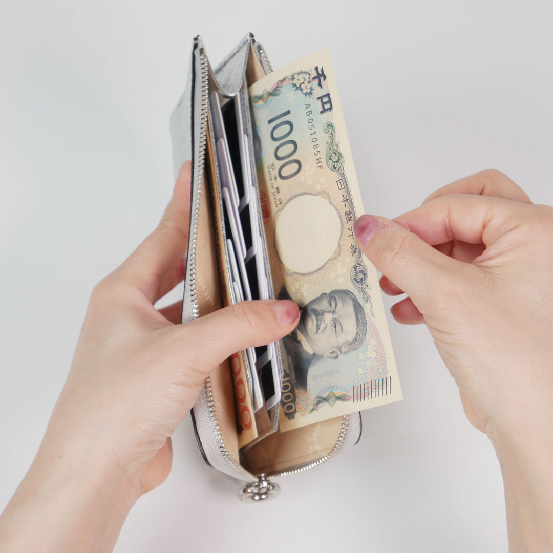 L字ファスナーコンパクト長財布 Glow 5826 SI – ペレボルサ公式