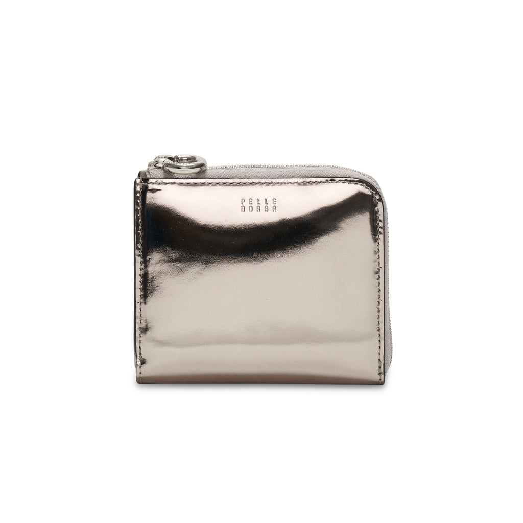 PELLE BORSA ペレポルサL字ファスナーミニ財布　本革コンフィ PELLE BORSA（ペレボルサ） 返品交換無料 財布 二つ折り財布 L字