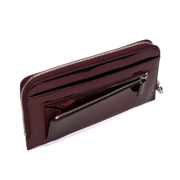 メタリックラウンドコンパクト長財布 Sleek 5841