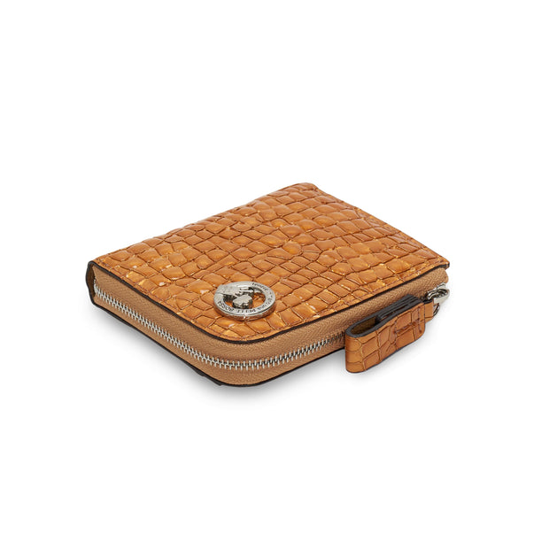 L字ファスナミニ財布 Rainbow Croco 6105