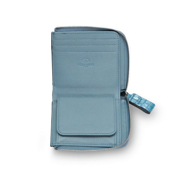 L字ファスナミニ財布 Rainbow Croco 6105