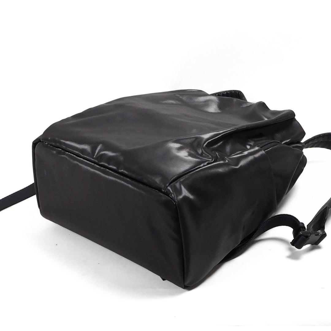 ペレボルサ　PELLE BORSA ギャザーリュック チアーズ　黒　ブラック ペレボルサ PELLE BORSA ギャザーリュック チアーズ 黒 ブラック